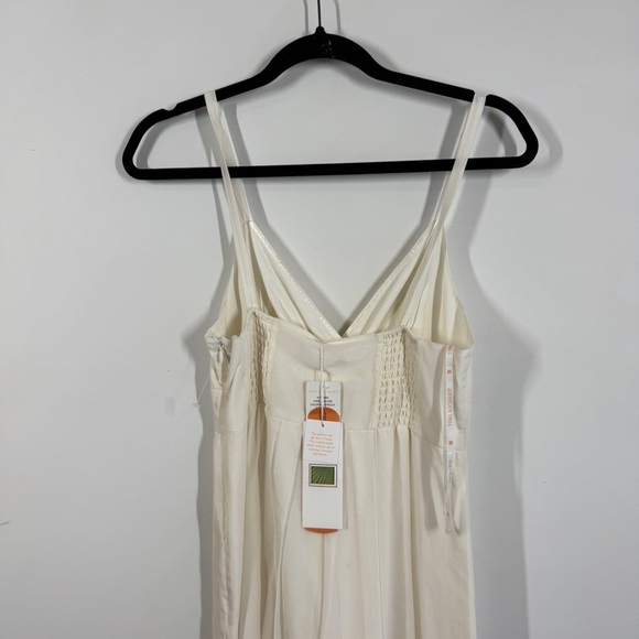 Tori Richard White Coral Ombre Sleeveless Floral Print Maxi Dress Size 8 - Picture 8 of 15